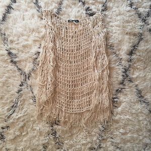 Fringe/Crochet Vest - Add this to your Boho look!
